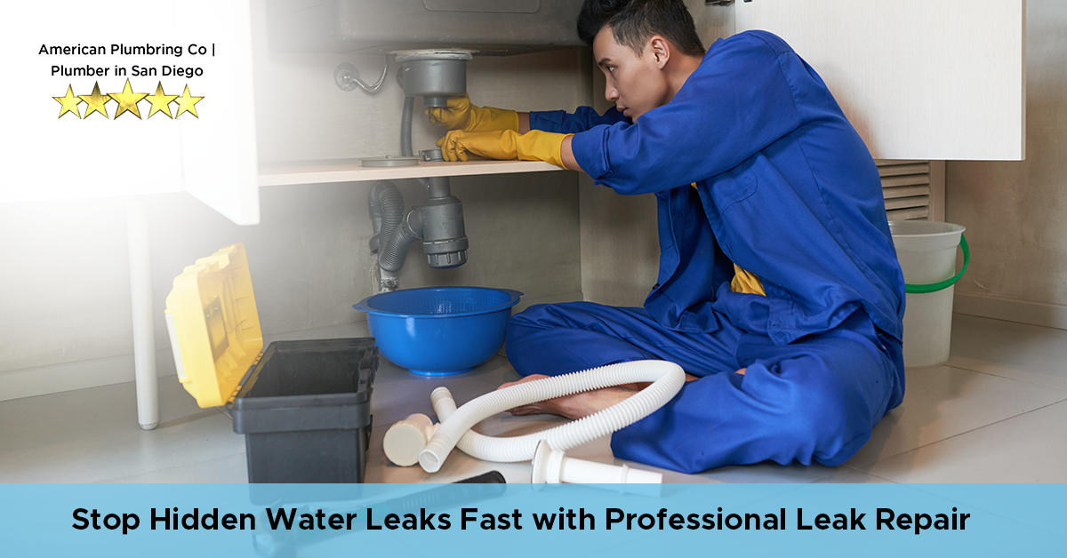Stop Hidden Water Leaks Fast with Professional Leak Repair