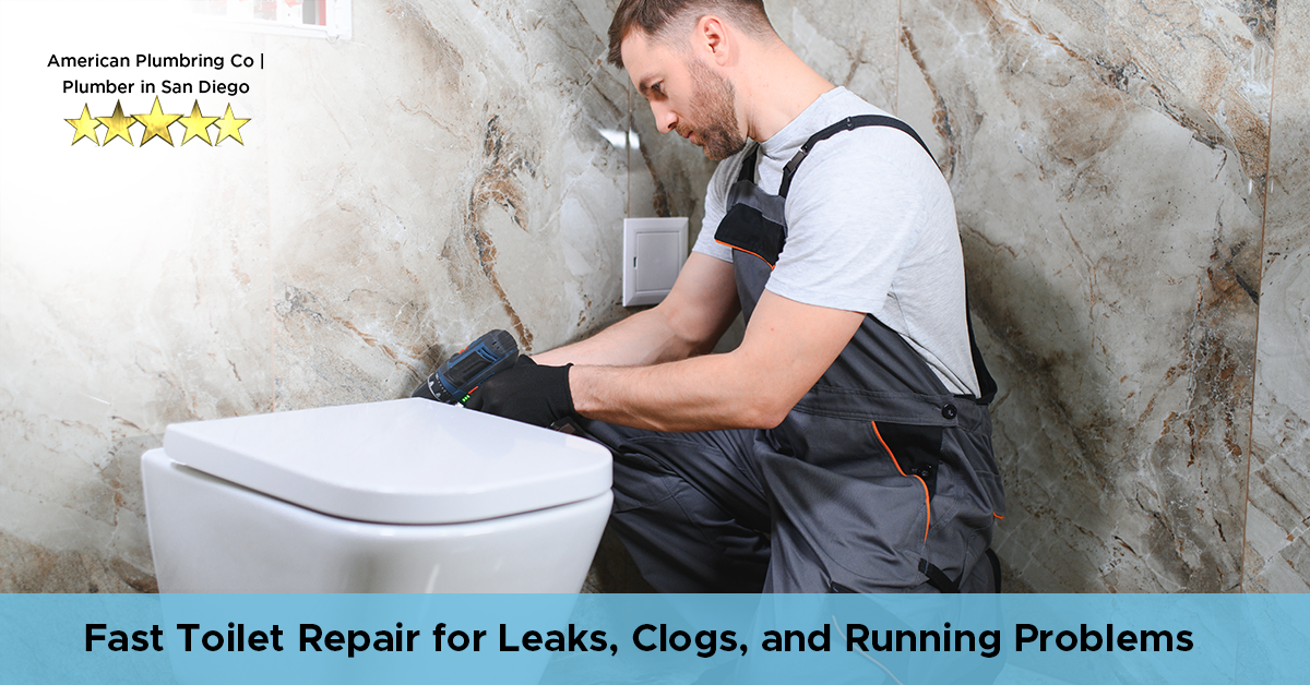Quick Toilet Repair for Leaks, Clogs, and Running Problems