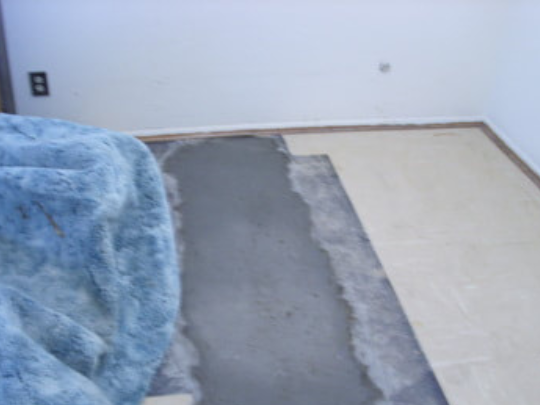 After fixing sewer drain line